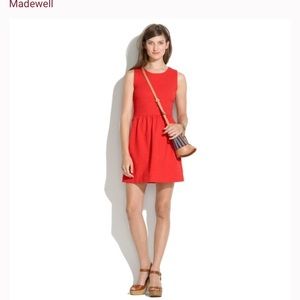 Red Madewell Afternoon Dress